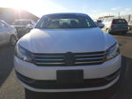 2012 Volkswagen Passat S White vin: 1VWAH7A32CC045486