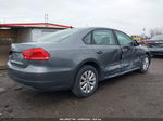 2012 Volkswagen Passat 2.5l S Gray vin: 1VWAH7A33CC019639