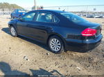 2013 Volkswagen Passat 2.5l S Black vin: 1VWAH7A35DC042180