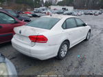 2013 Volkswagen Passat 2.5l S White vin: 1VWAH7A35DC076555