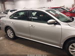 2013 Volkswagen Passat 2.5l S Silver vin: 1VWAH7A35DC098572