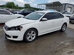 2014 Volkswagen Passat S White vin: 1VWAH7A35EC003025