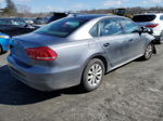 2012 Volkswagen Passat S Gray vin: 1VWAH7A37CC085465