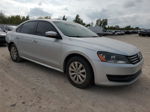 2013 Volkswagen Passat S Silver vin: 1VWAH7A38DC009402