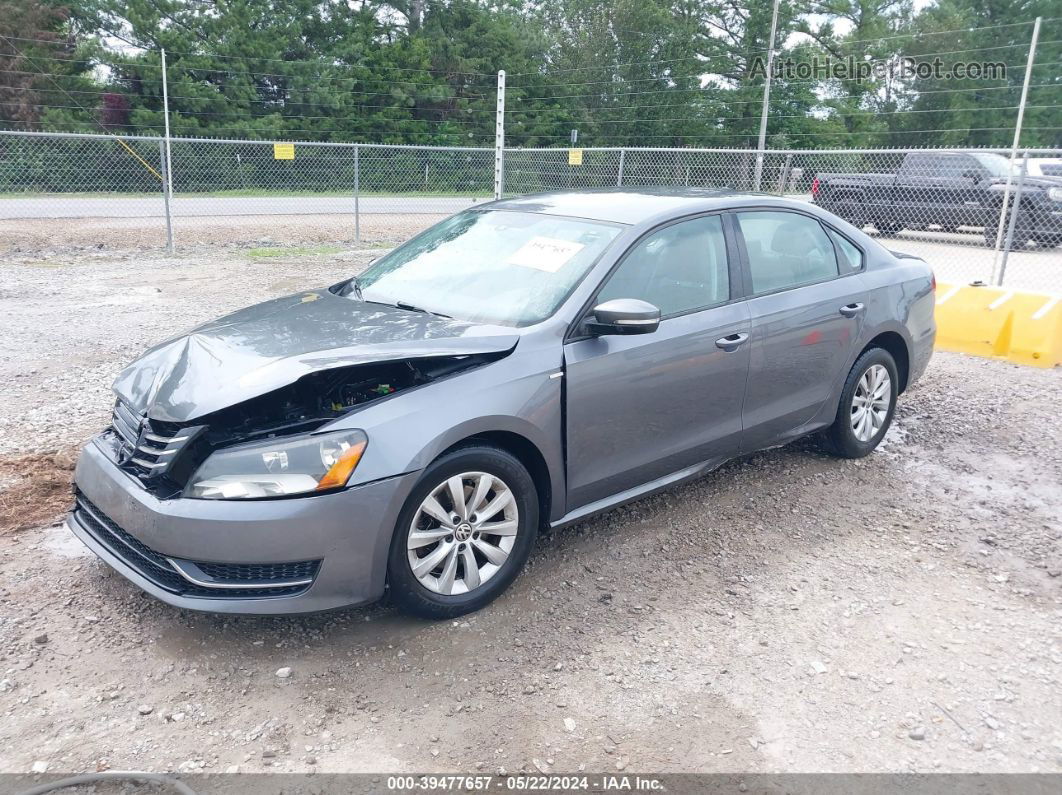 2014 Volkswagen Passat 2.5l Wolfsburg Edition Gray vin: 1VWAH7A39EC008759