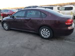 2013 Volkswagen Passat S Purple vin: 1VWAH7A3XDC053482