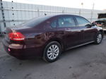 2013 Volkswagen Passat S Purple vin: 1VWAH7A3XDC053482