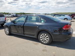 2014 Volkswagen Passat S Черный vin: 1VWAH7A3XEC015459