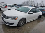 2012 Volkswagen Passat S White vin: 1VWAP7A30CC006267