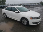 2012 Volkswagen Passat S White vin: 1VWAP7A30CC099050