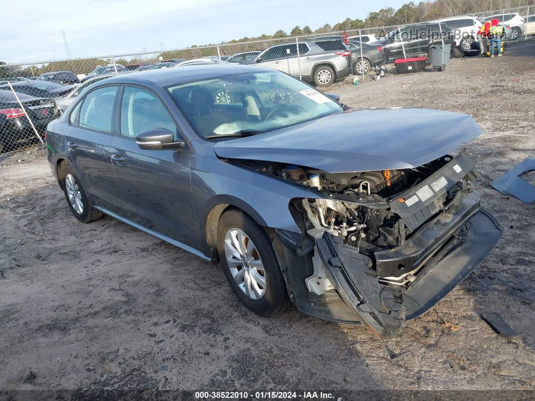 2013 Volkswagen Passat 2.5l S Серый vin: 1VWAP7A30DC012751