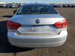 2013 Volkswagen Passat S Silver vin: 1VWAP7A30DC058502