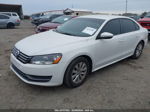 2012 Volkswagen Passat 2.5l S White vin: 1VWAP7A31CC017701