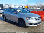 2012 Volkswagen Passat 2.5l S Silver vin: 1VWAP7A31CC019772