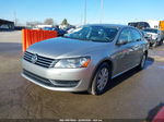 2012 Volkswagen Passat 2.5l S Silver vin: 1VWAP7A31CC019772