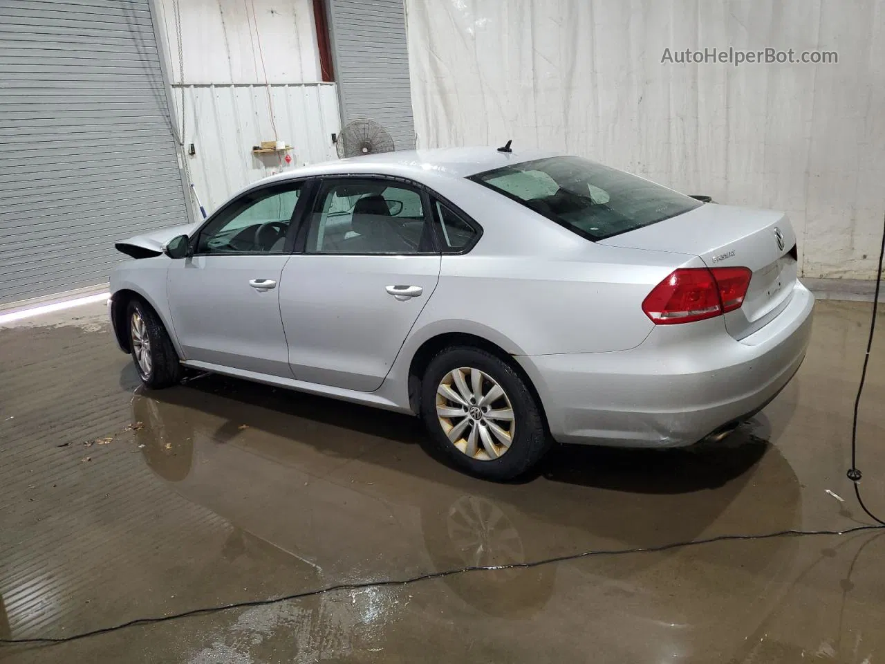 2012 Volkswagen Passat S Серебряный vin: 1VWAP7A31CC083648