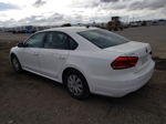 2013 Volkswagen Passat S White vin: 1VWAP7A31DC075289