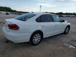 2013 Volkswagen Passat S White vin: 1VWAP7A31DC131537