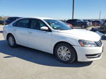 2014 Volkswagen Passat S White vin: 1VWAP7A31EC020651