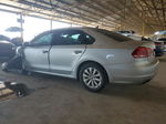 2012 Volkswagen Passat S Silver vin: 1VWAP7A32CC029128