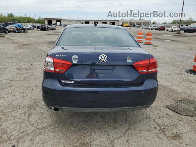 2012 Volkswagen Passat S Blue vin: 1VWAP7A32CC065658