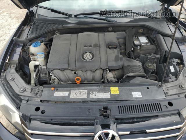 2012 Volkswagen Passat S Синий vin: 1VWAP7A32CC065658