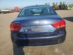 2013 Volkswagen Passat S Синий vin: 1VWAP7A32DC042687