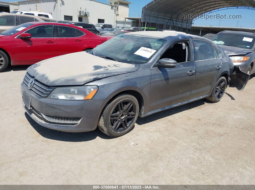 2014 Volkswagen Passat S Gray vin: 1VWAP7A32EC010937