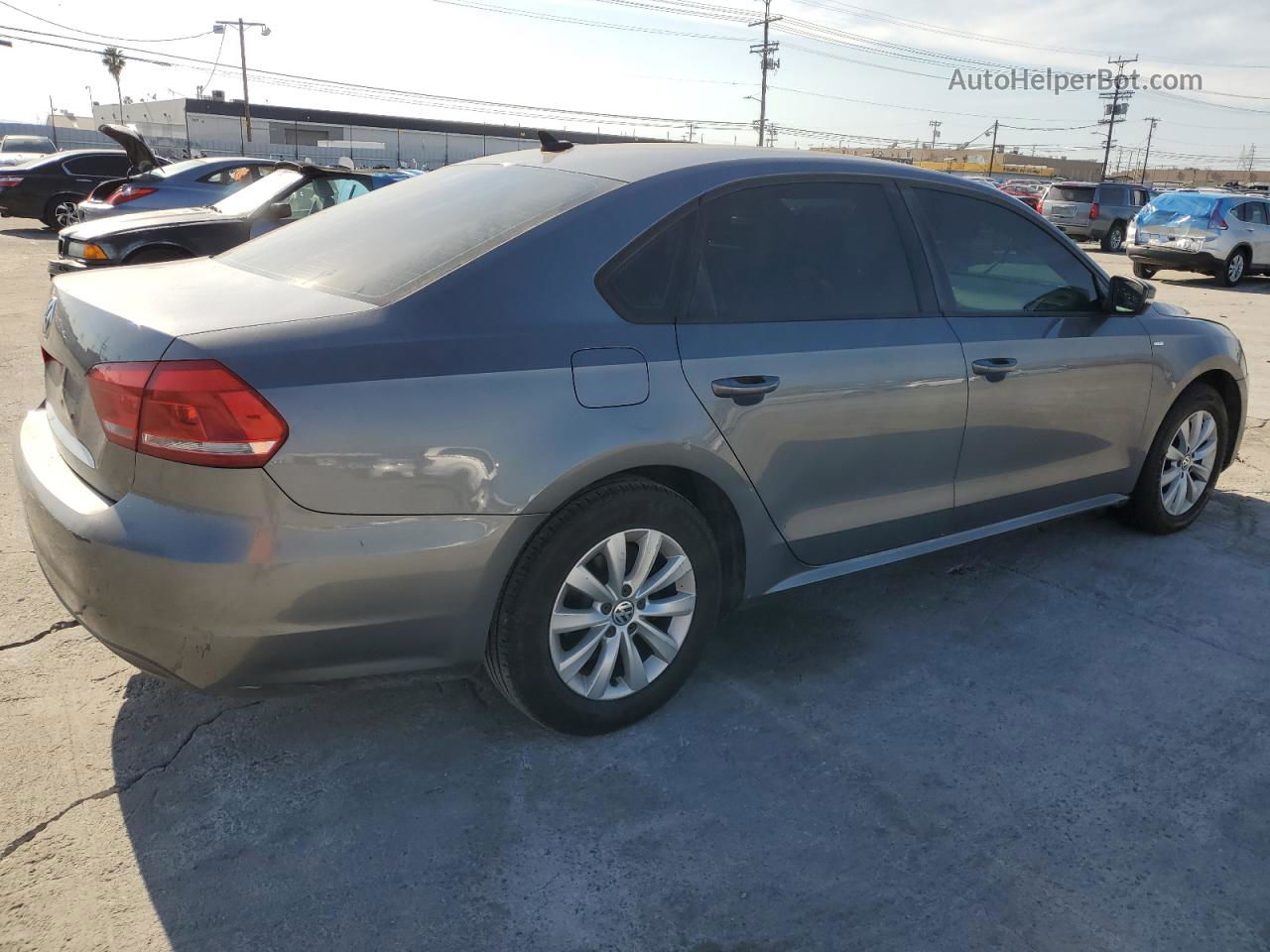 2014 Volkswagen Passat S Угольный vin: 1VWAP7A32EC021226