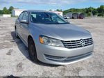 2012 Volkswagen Passat 2.5l S Silver vin: 1VWAP7A33CC031163