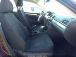 2012 Volkswagen Passat 2.5l S Бордовый vin: 1VWAP7A33CC072747