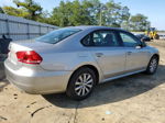 2013 Volkswagen Passat S Gray vin: 1VWAP7A33DC037451