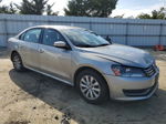 2013 Volkswagen Passat S Gray vin: 1VWAP7A33DC037451