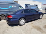 2013 Volkswagen Passat S Blue vin: 1VWAP7A33DC107577