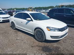 2013 Volkswagen Passat 2.5l S White vin: 1VWAP7A33DC130504