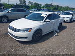 2013 Volkswagen Passat 2.5l S White vin: 1VWAP7A33DC130504