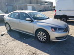 2014 Volkswagen Passat S Silver vin: 1VWAP7A33EC009098