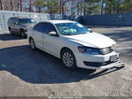 2014 Volkswagen Passat S White vin: 1VWAP7A33EC010591