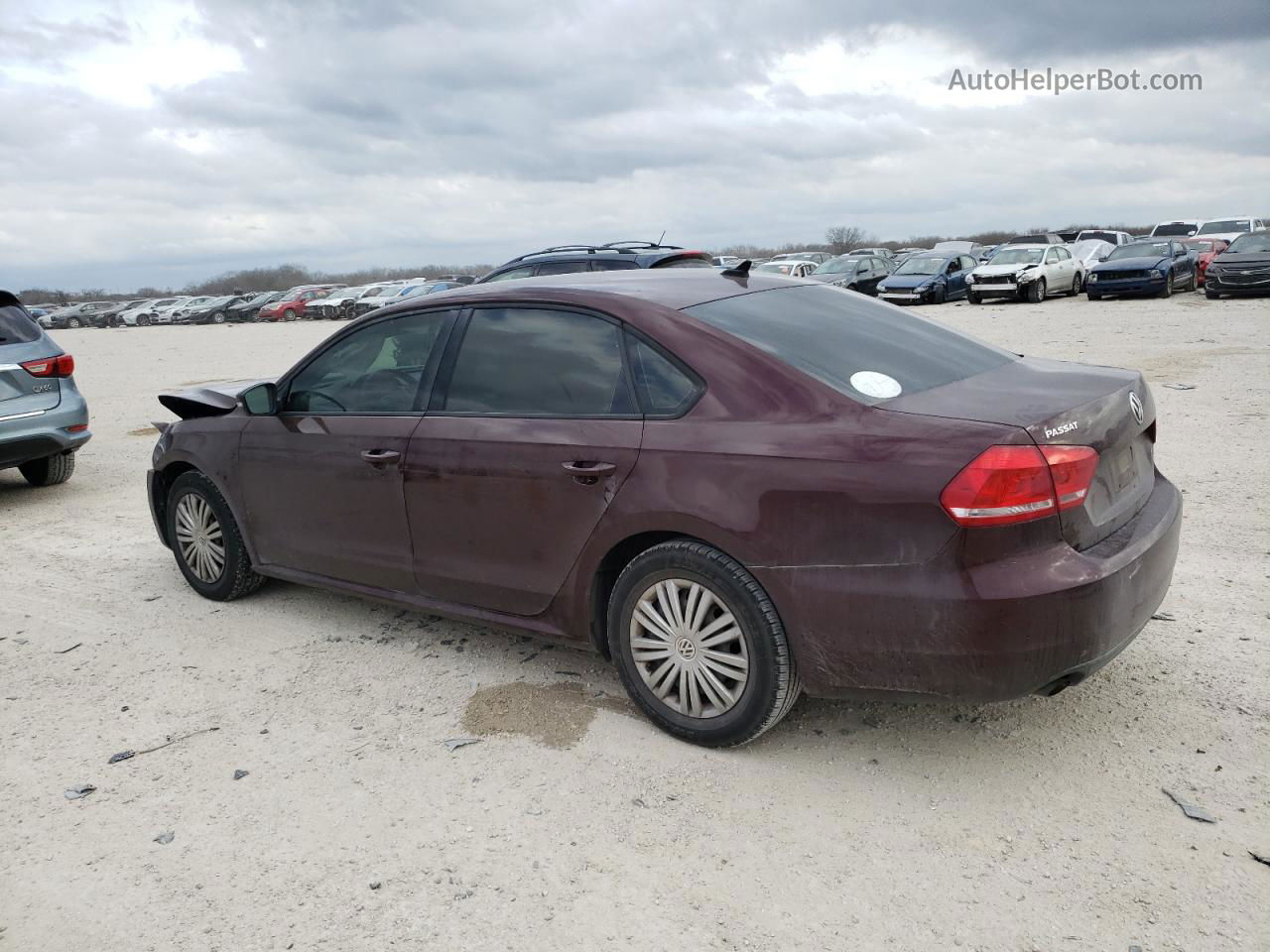 2014 Volkswagen Passat S Charcoal vin: 1VWAP7A33EC020215