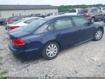 2012 Volkswagen Passat 2.5l S Blue vin: 1VWAP7A34CC019507