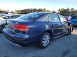 2012 Volkswagen Passat S Синий vin: 1VWAP7A34CC067041