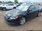 2013 Volkswagen Passat 2.5l S Black vin: 1VWAP7A34DC037846