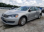 2013 Volkswagen Passat S Silver vin: 1VWAP7A34DC084925