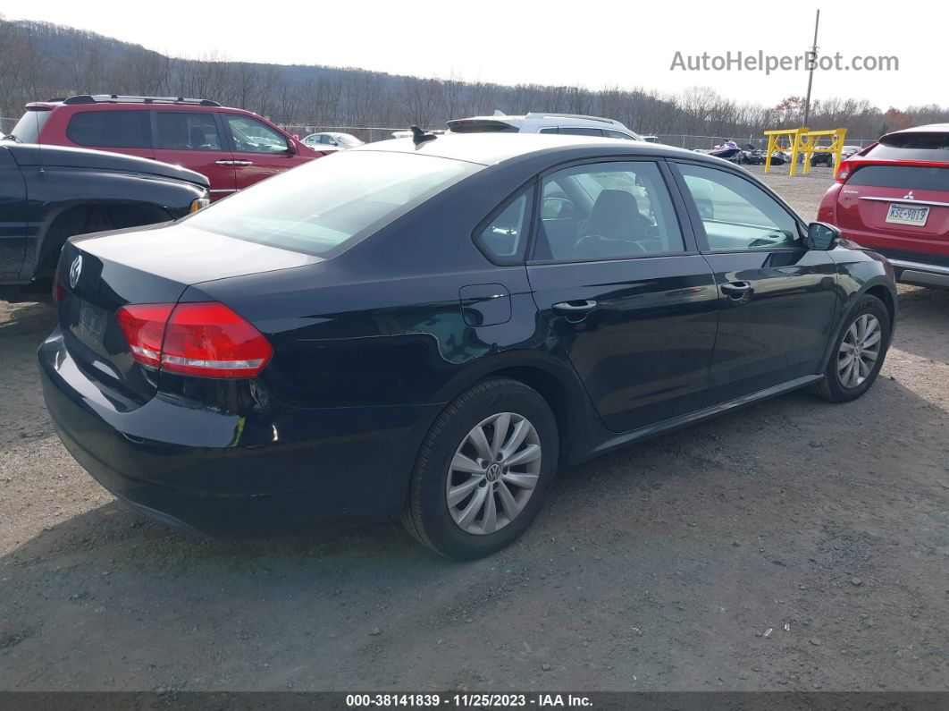 2013 Volkswagen Passat 2.5l Wolfsburg Edition Black vin: 1VWAP7A34DC136411