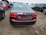 2012 Volkswagen Passat S Темно-бордовый vin: 1VWAP7A36CC042982