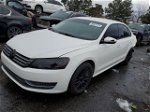 2012 Volkswagen Passat S White vin: 1VWAP7A36CC065940