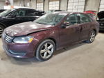 2013 Volkswagen Passat S Burgundy vin: 1VWAP7A36DC024273