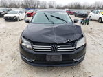 2012 Volkswagen Passat S Black vin: 1VWAP7A37CC008324