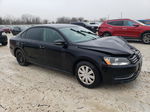 2012 Volkswagen Passat S Черный vin: 1VWAP7A37CC008324