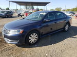 2012 Volkswagen Passat S Blue vin: 1VWAP7A37CC017945